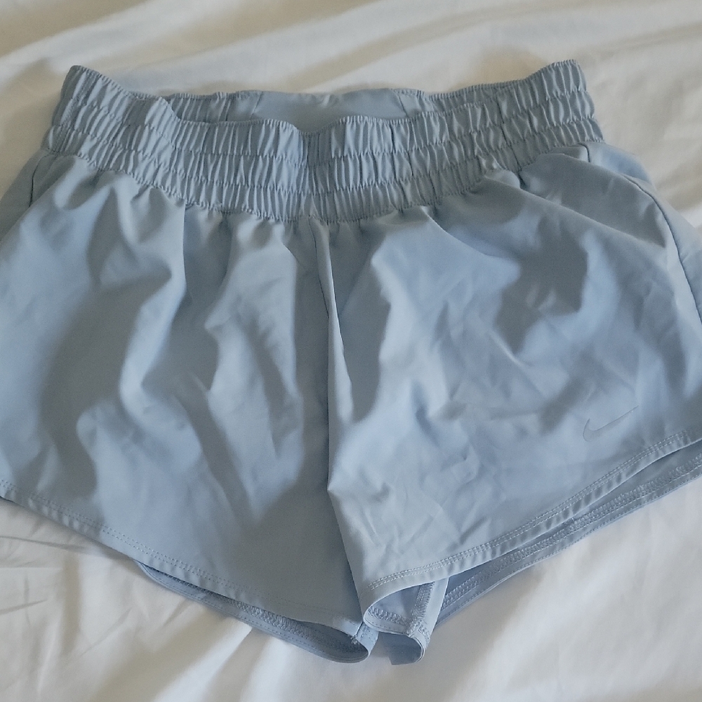 Nike Blue Athletic Shorts Moisture-Wicking Lightweight